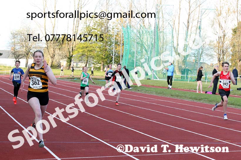150 metres, North East Grand Prix No. 1, Monkton on Wednesday, April 28th, 2021. Photo: David T. Hewitson/Sports for All Pics